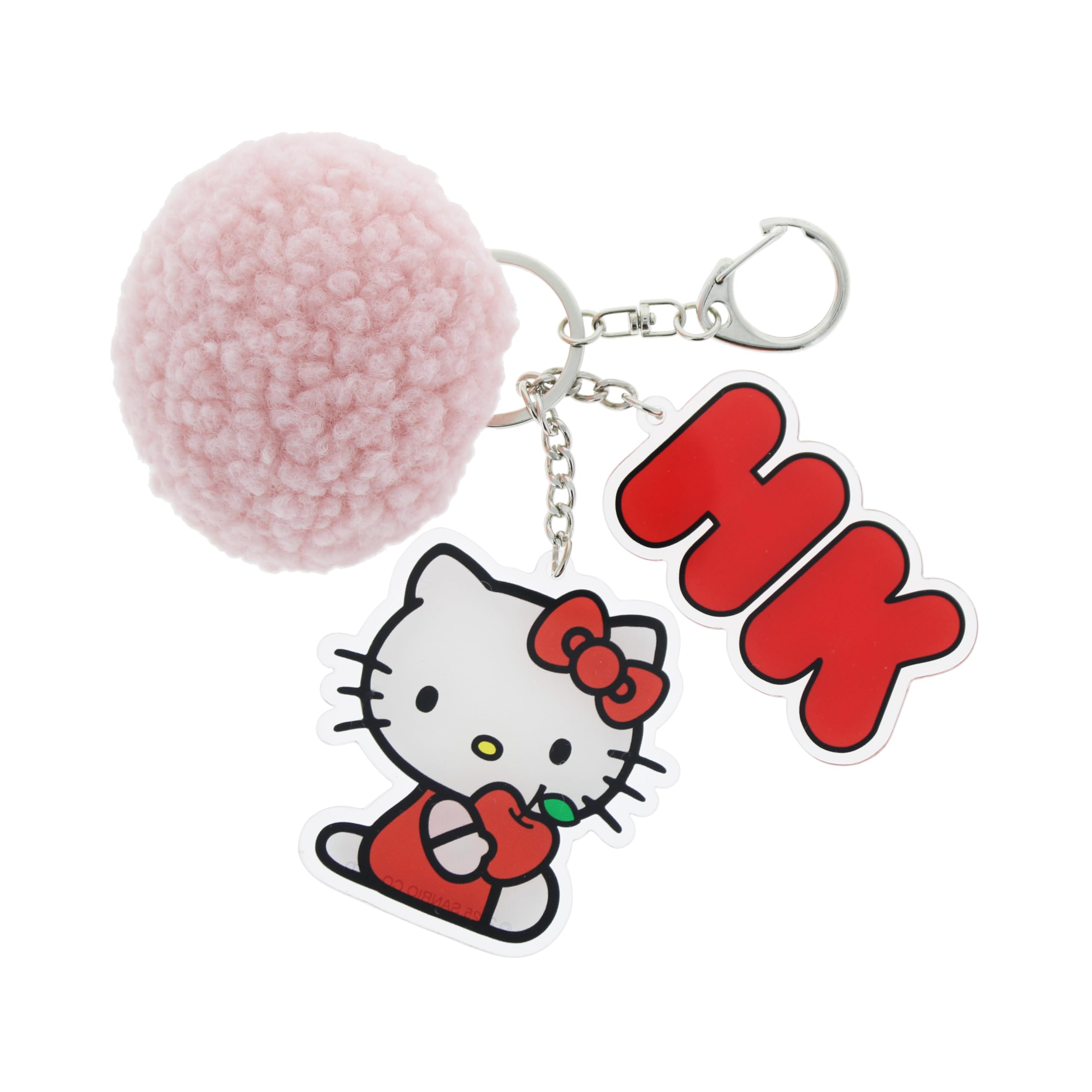 Blueprint Collections Unisex Kids Multicolor Hello Kitty Keyring | Cute Keychain Accessory | Hello Kitty Bag Charm | Gifts & Stationery For Girls