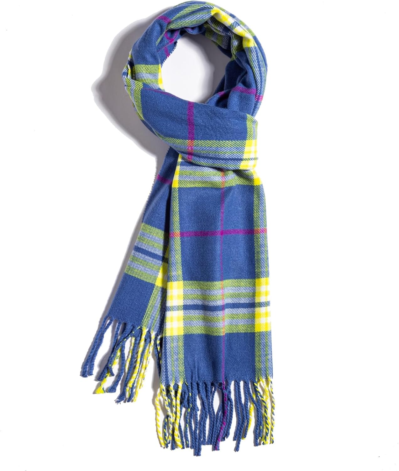 AUSEKALY Scarf For Women Men Winter Plaid Neck Scarves Fall Softest Classic Warm Lightweight - Image 2