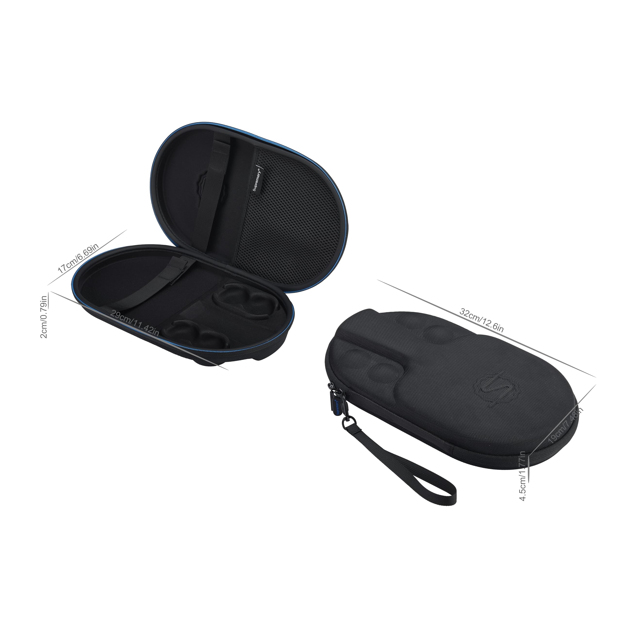 Borsa per racchette da ping pong Ping Pong Custodia adatta per 2 racchette e 4 palline (solo borsa)