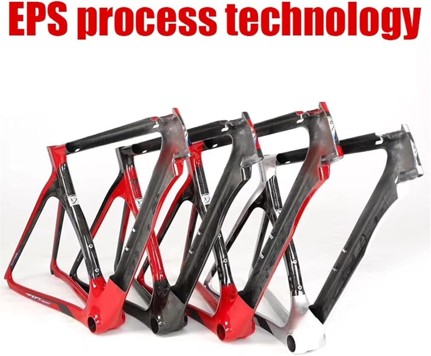 for 700C Wheel Carbon Road Bike Frame with Fork C Brake Racing Frame EPS BB86 Bicycle Frame 46/48/50/52/54cm Quick Release Frame F100/R130mm