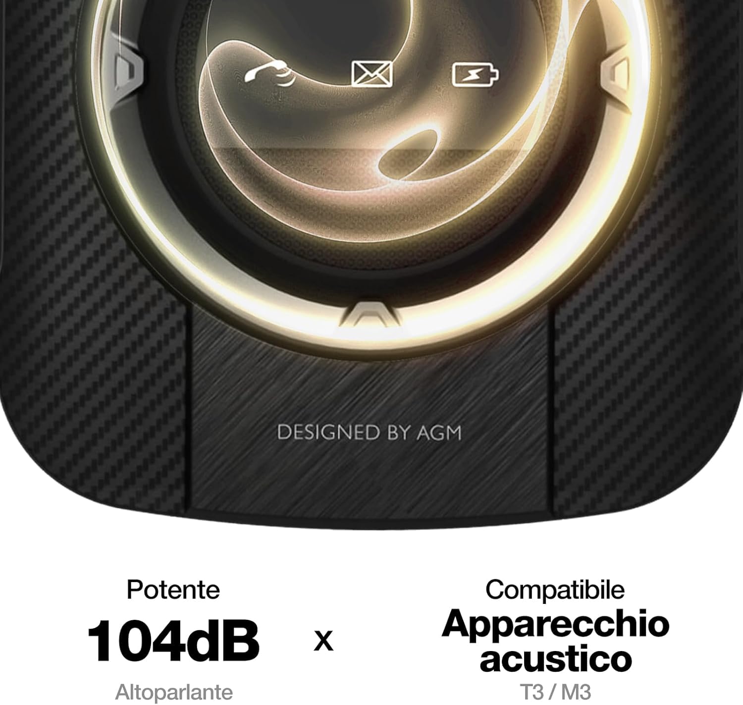 Cellulare Flip 4G per Anziani, Volume Alto, Compatibile Apparecchi Acustici M3 T3, Grande Display, Tasti Grandi, Pulsante SOS, Batteria Lunga Durata, Impermeabile Antiurto Militare IP68, Dumb Phone