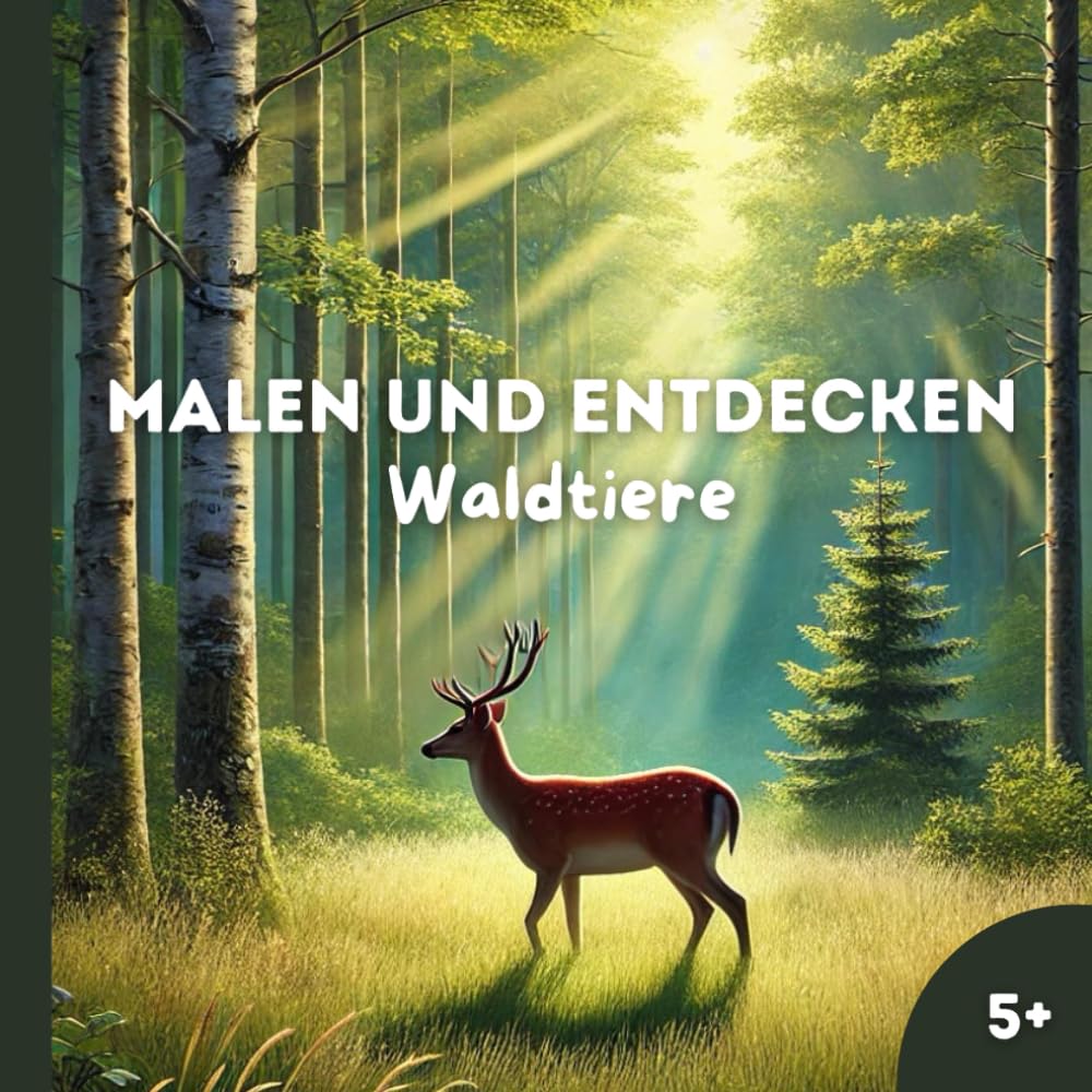 Malen und Entdecken - Waldtiere: Realistische Tiere aus Deutschland, Österreich und der Schweiz