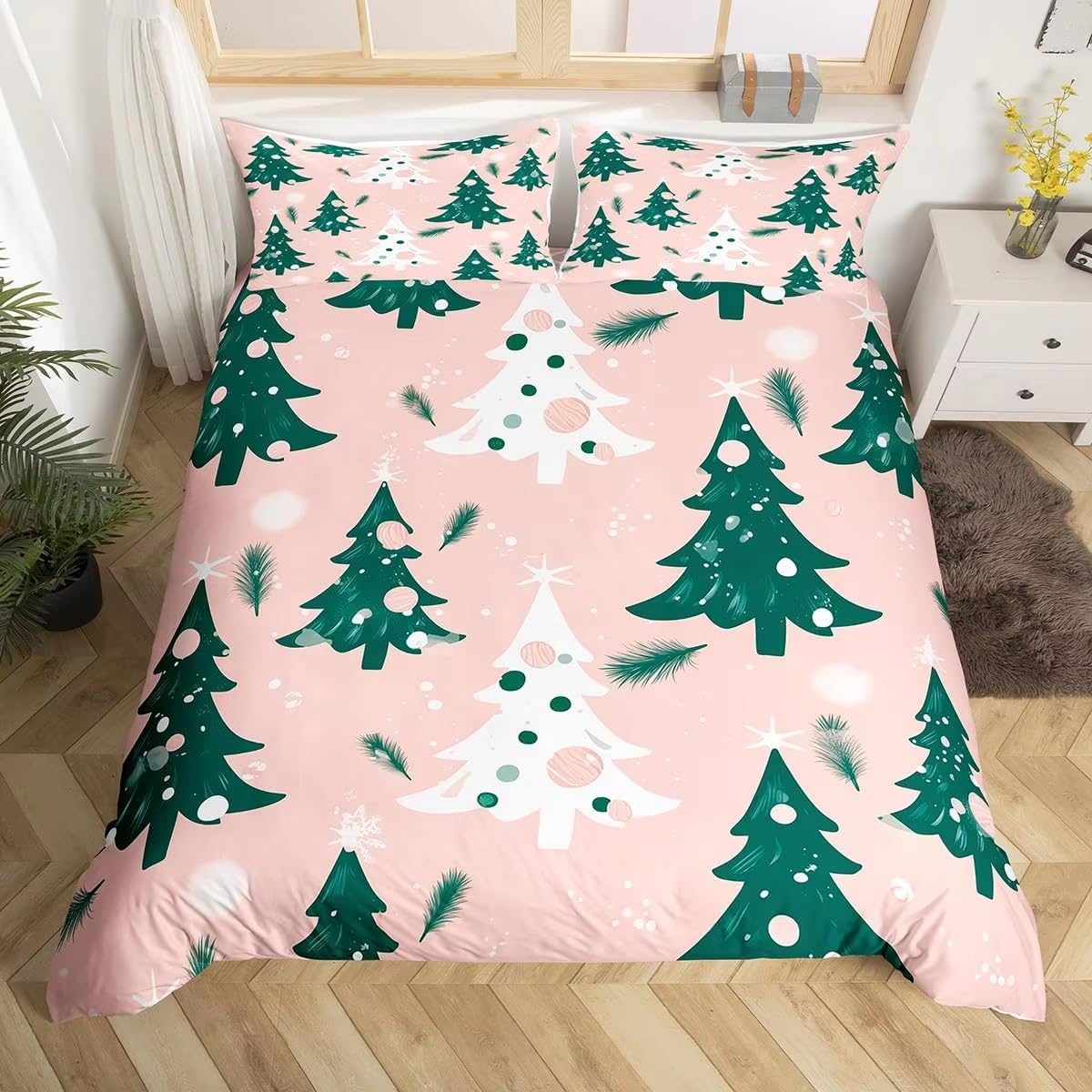 Housse de couette Noël anti-transpiration 240x220 pour un sommeil d'enfant serein
