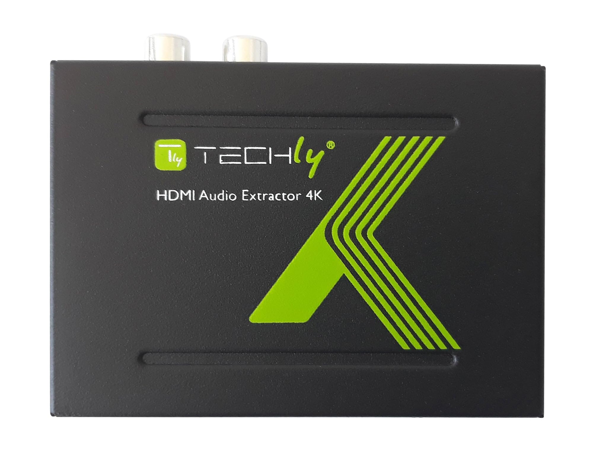 Techly 025732 Estrattore Audio HDMI SPDIF+RCA R/L 4K Nero