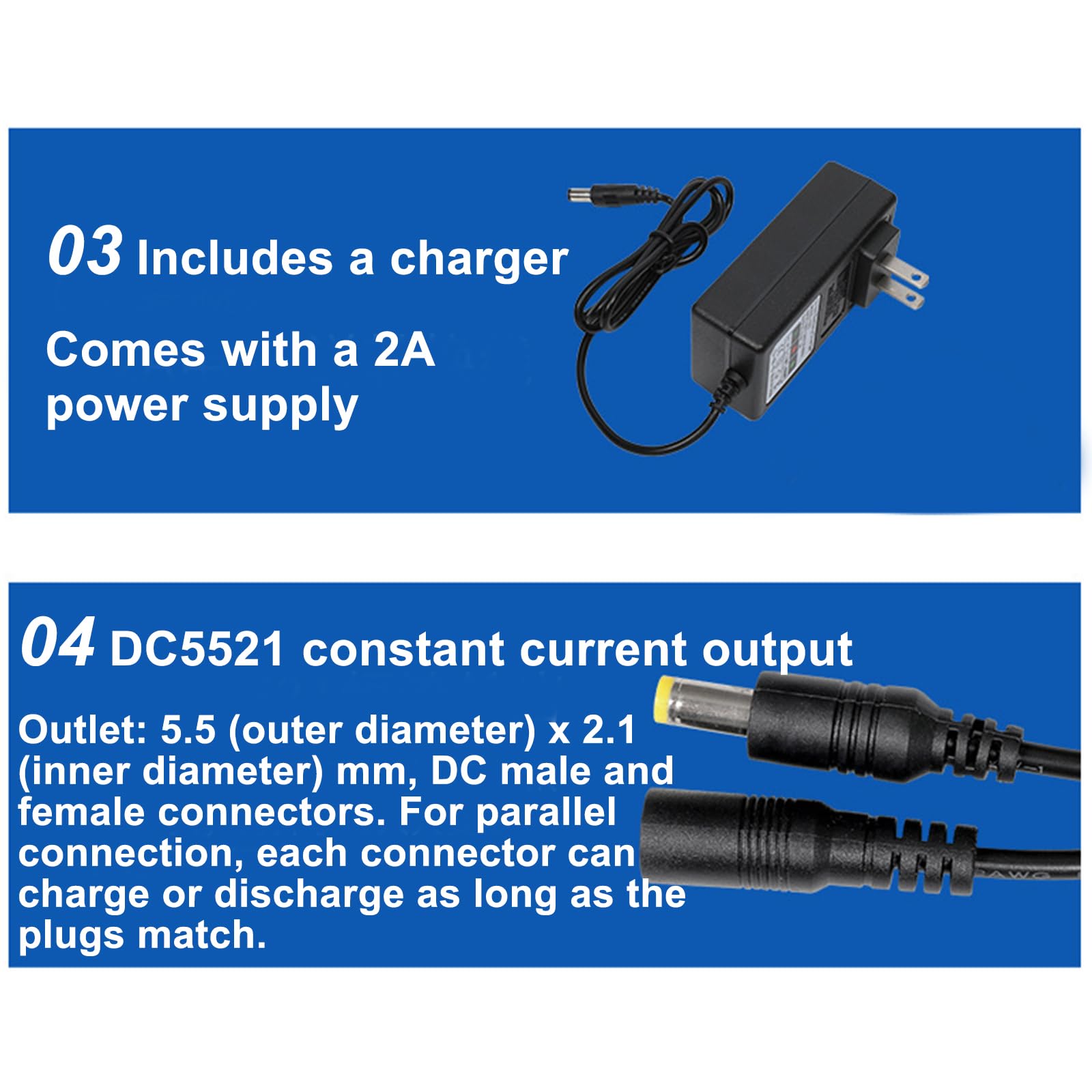 Akumulator polimerowy 12V 9800mAh Akumulator litowo-jonowy 12 V Nadaje się do monitorowania zewnętrznych billboardów Oświetlenie LED Wentylatory Wielofunkcyjne ładowanie
