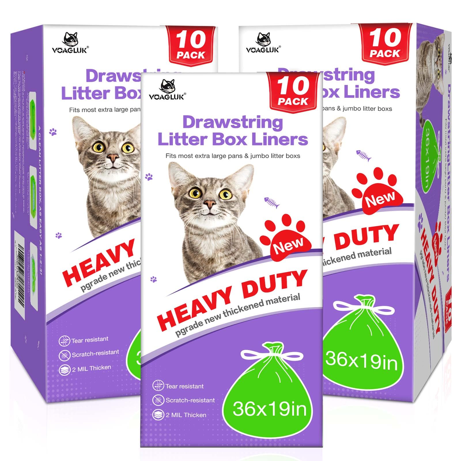 Cat s Litter Box Liners Alfapet Cat Extra Large 30 Bags Heavy Duty