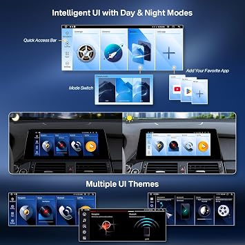 XTRONS 10.25 Inch Android Car Stereo for BMW X5 E70 / X6 E71 (2007-2010) CCC System, IPS Touch Screen GPS Navigation Support Wireless CarPlay Android Auto (2+64GB)