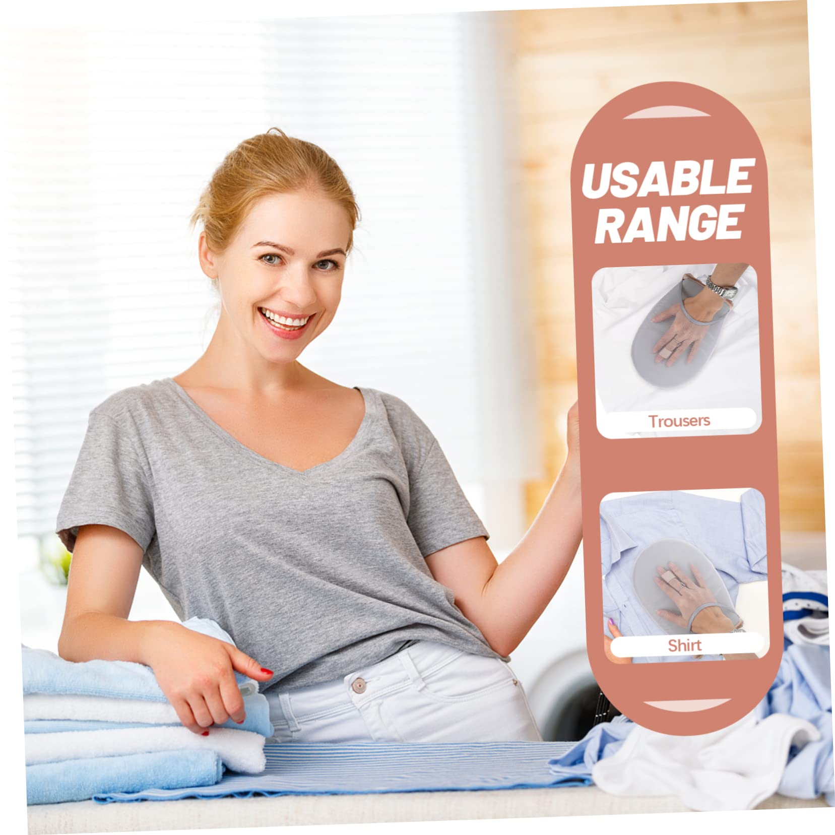 Cabilock Ironing Mitts for Clothes Steam Iron Mitt Glove Garment Steaming Mitt Heat Resistance Small Ironing Board Gloves for Men Women