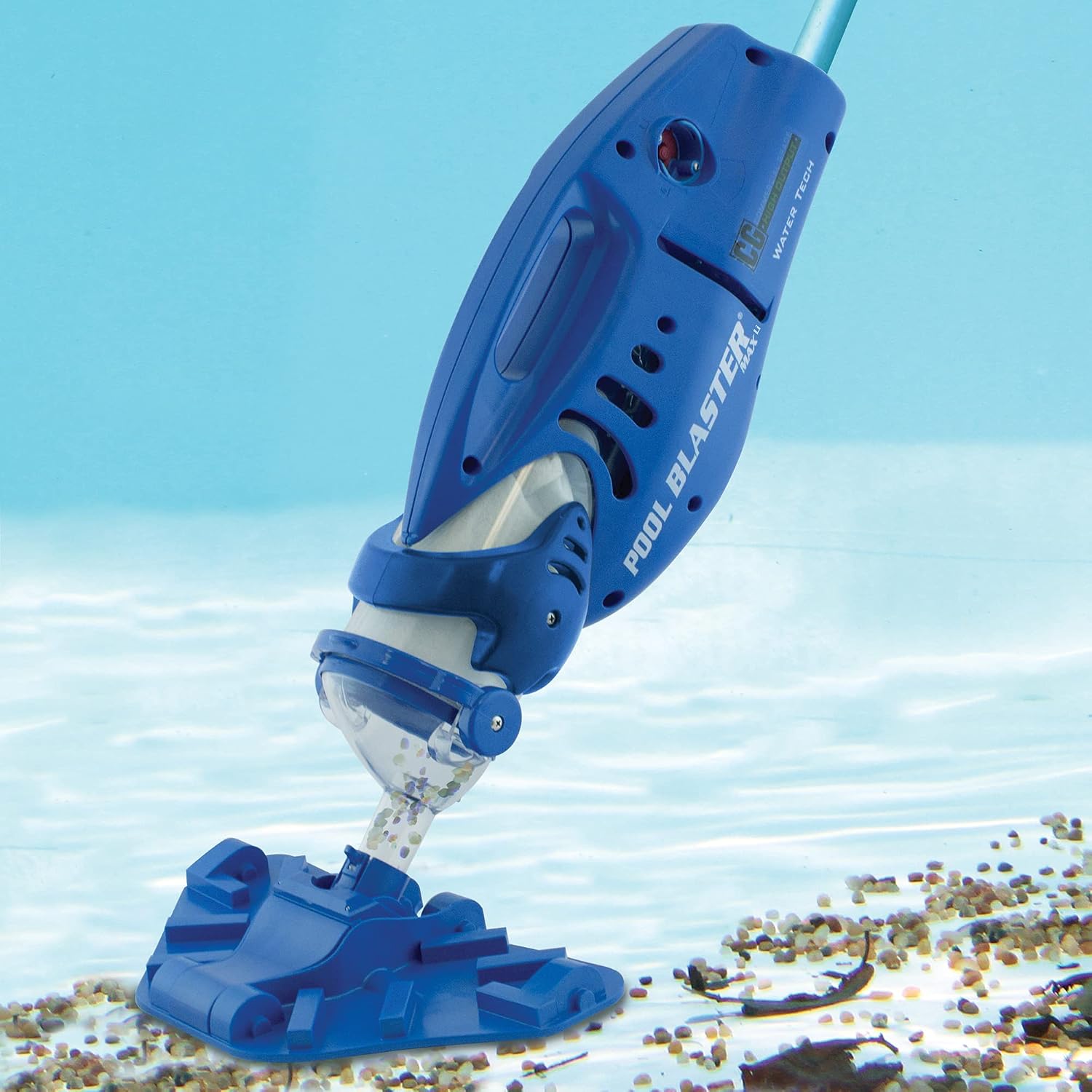 Cordless Pool Vacuum in Action