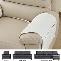 Vista 4 de XMAYODS Funda impermeable para sillón con reposabrazos, fundas antideslizantes para sofá y reposacabezas, fundas para respaldo, fundas para sillón