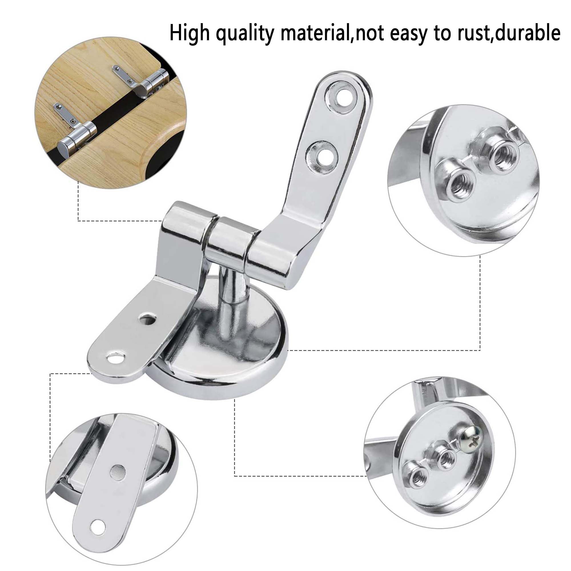 2 Stück Toilettensitz-Schrauben Set – Universal Mit Muttern & Scheiben, Einfache Montage