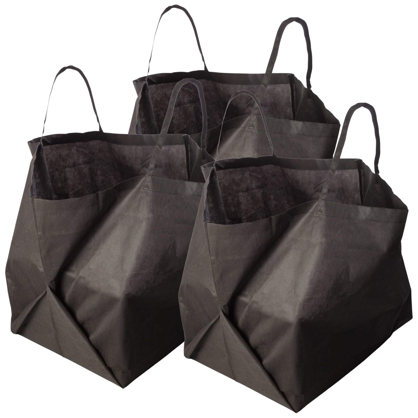 3X Atmungsaktiver Gartensack Kompostsack 343 L dient gleichzeitig als Komposter