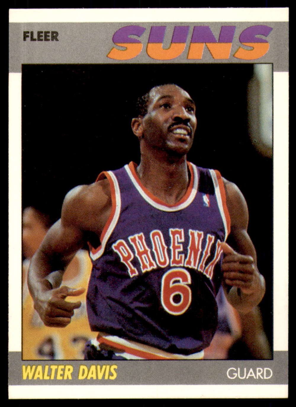 1987-88 Fleer #26 Walter Davis Phoenix Suns NBA Basketball Trading Card