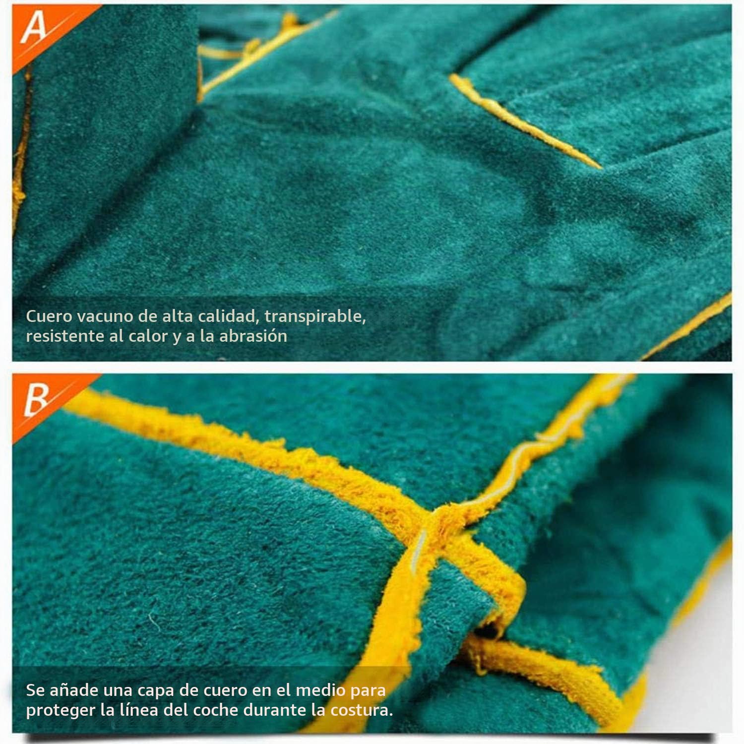 Anti-Mordidas Guantes para Manejo de Animales, PeSandy 60CM Guantes de Trabajo Duraderos para Bañarse, Arreglarse, Soldar, Manipular Perros/Gatos/Aves/Serpientes/Loros/Lagartos/Reptiles