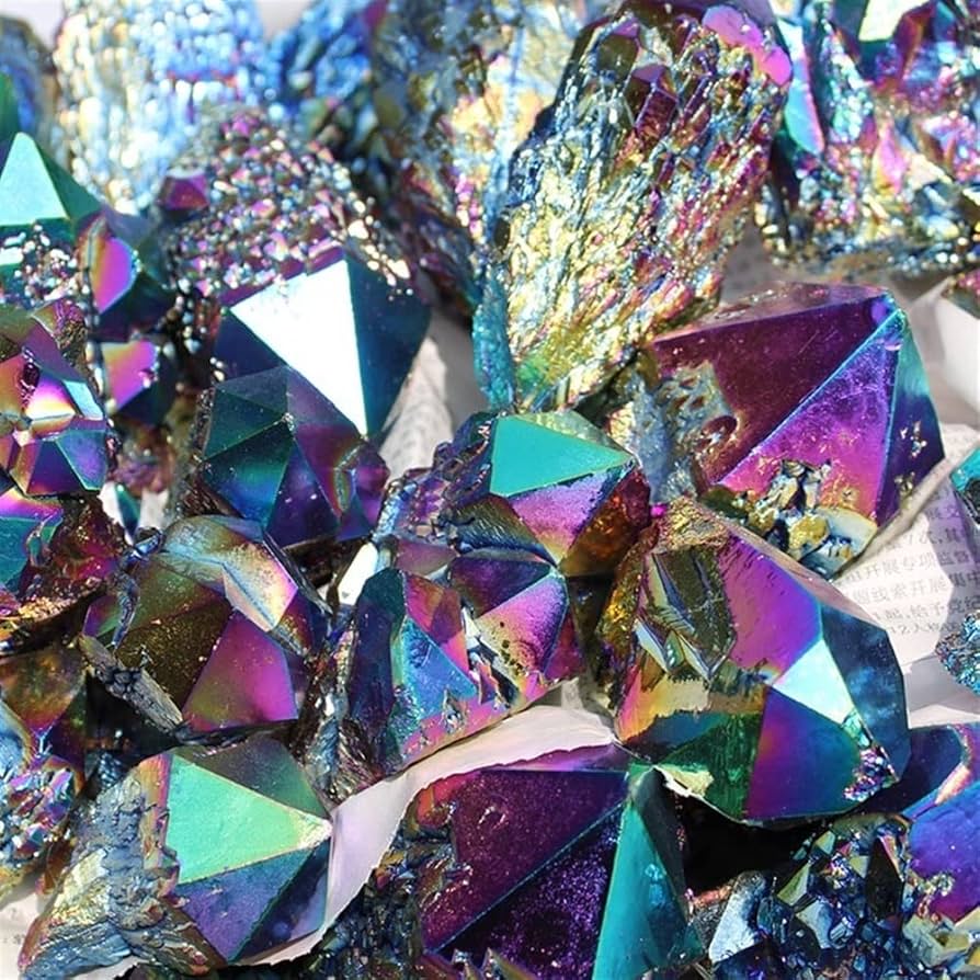 Amazon.co.jp: 天然水晶の原石 瞑想ギフト天然 CrystalRainbow