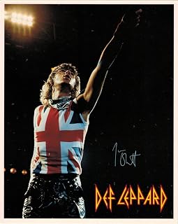Joe Elliot Def Leppard Portrait Vintage 80s 8" x 10" Photograph