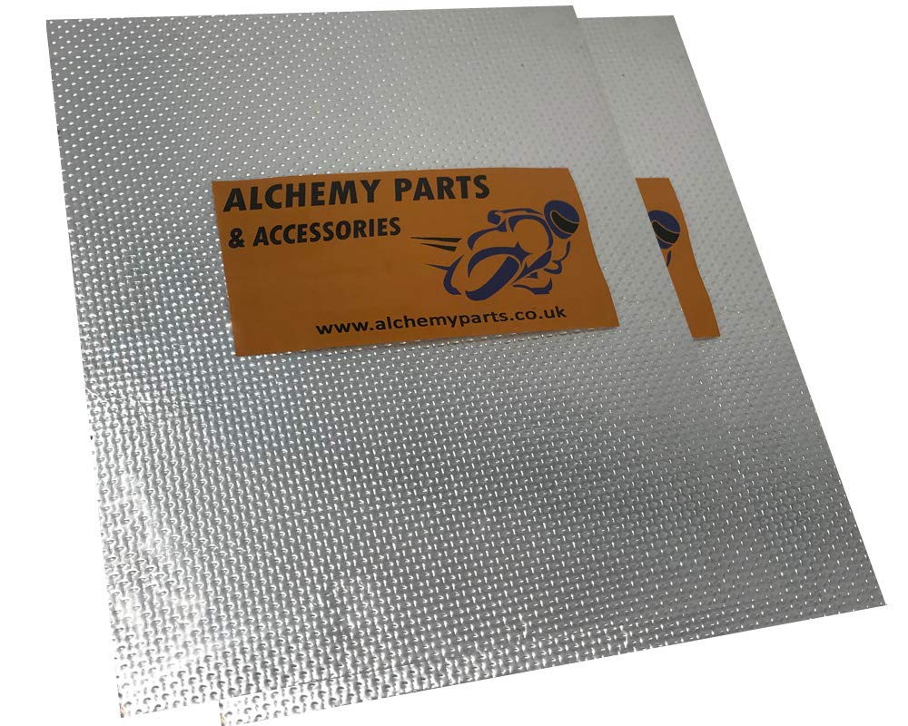 Amazon | 2 x 粘着排気エンジンヒートシールドシート 40 x 33cm