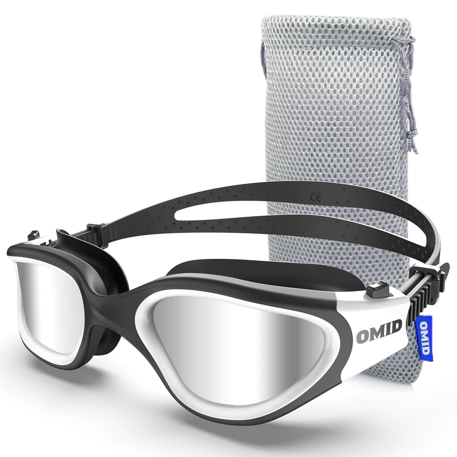 OMID Swim Goggles, P2 Lite Comfortable Anti-Fog Swimming Goggles for Men Women Adults Youth