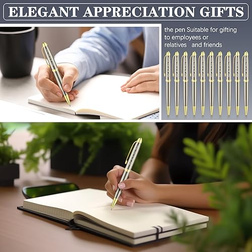 Miniatura 5 de Kosiz 10 bolígrafos de regalo de agradecimiento, bolígrafos inspiradores con cajas de regalo, regalos de agradecimiento a empleados para compañeros