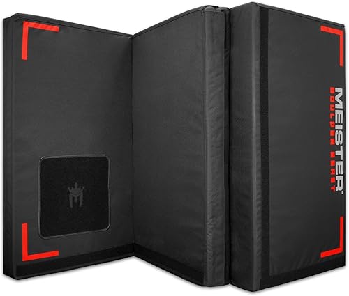 Meister Boulder Beast XL Tri-Fold Rock Climbing Crash Pad con correas de mochila