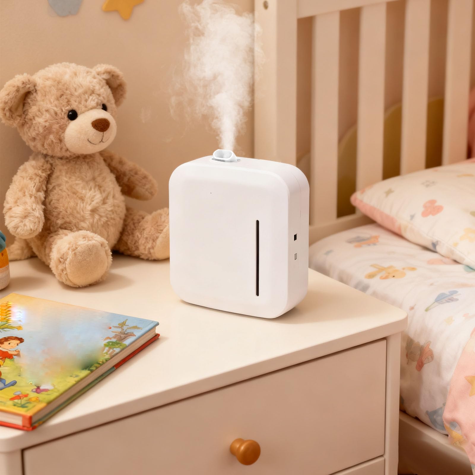 Macchina Intelligente per Aromaterapia con Diffusore di Oli Essenziali Senza Acqua per Casa e Ufficio Alimentatore da 150 Ml PP