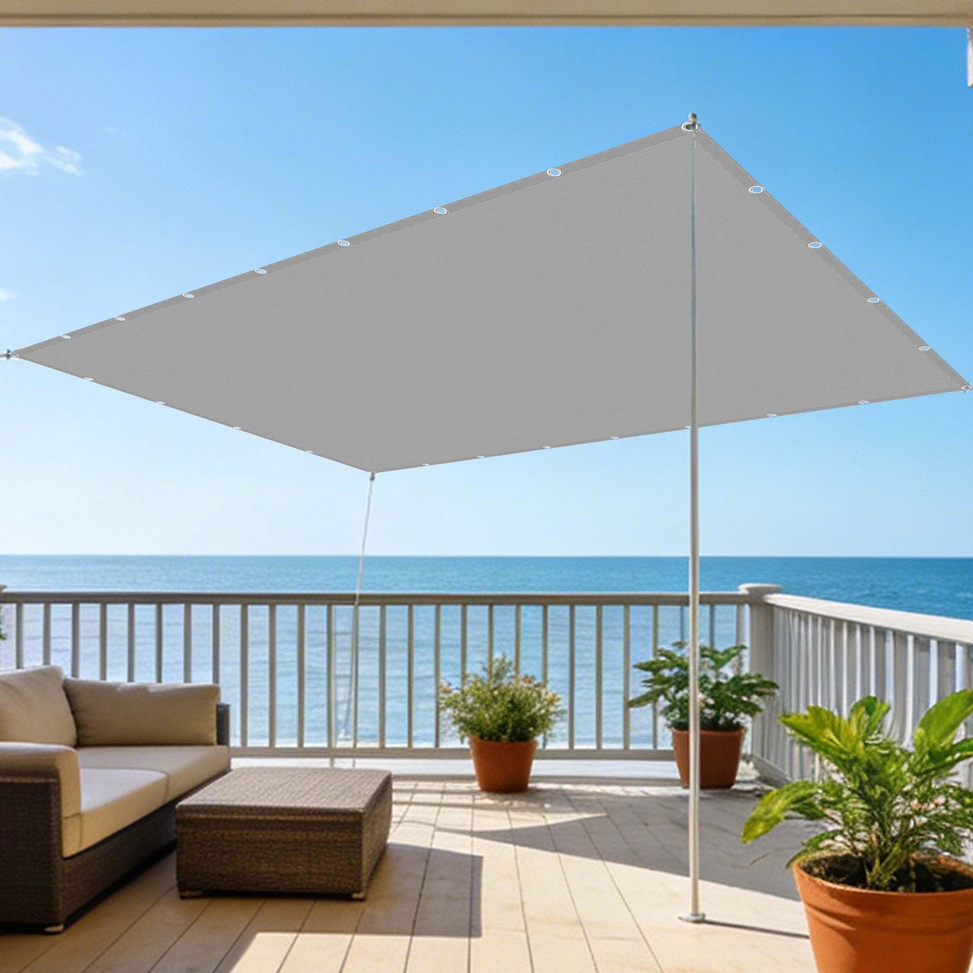 Toile d'ombrage de jardin 100x320 cm : profitez de votre balcon à l'abri du soleil