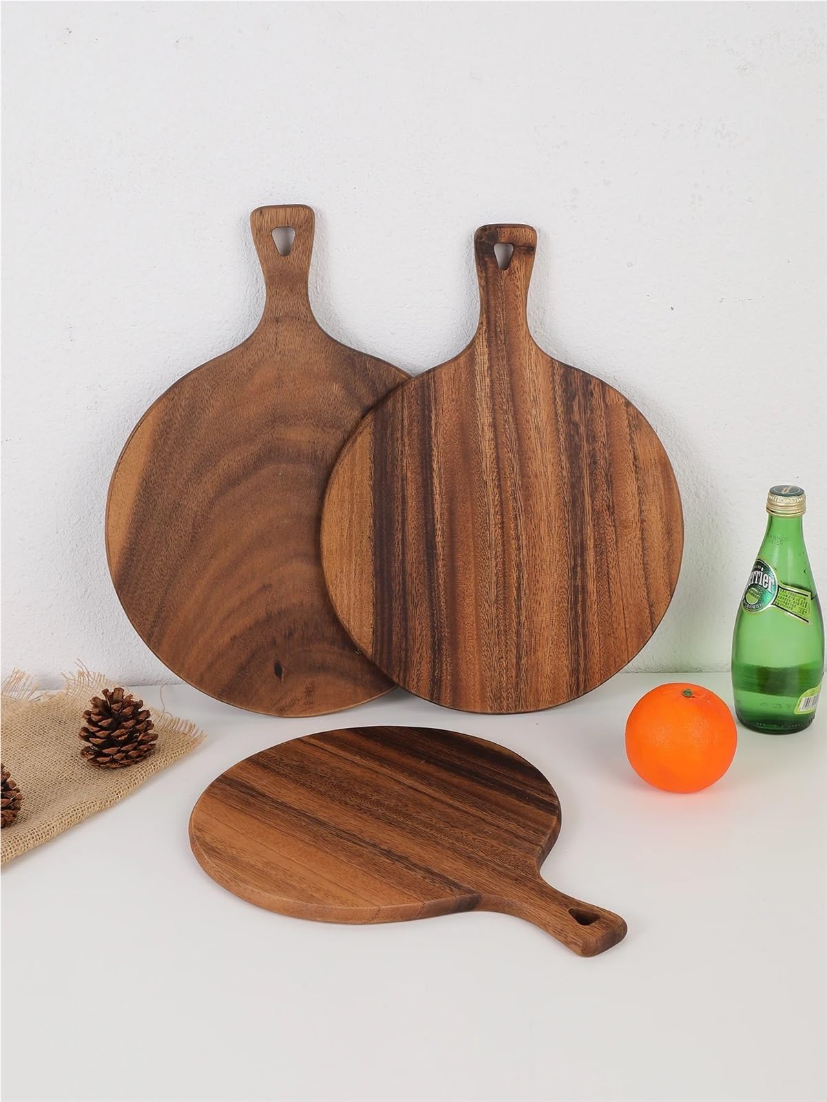 KäSeplatte 1 PC-Holzschneidebrett for die Zubereitung und for Servieren von Mahlzeiten in der Küche. Holz for Servieren von Pizza, Käse, Wurstwaren und Schneidebrett FüR Gekochte Speisen(S)