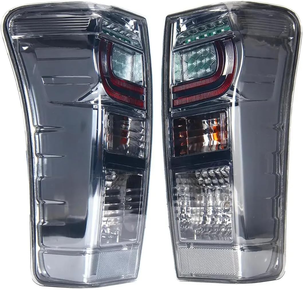 2X LED Smoked Rear Stop Brake Tail Light Lamp for Isuzu DMax Yukon 2012-2019, As Original, As Pictures