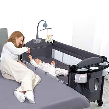 ＊satchan＊トラベルシステム Amazon.com: ISELECTOR Portable Baby Bassinet Travel Baby Bed