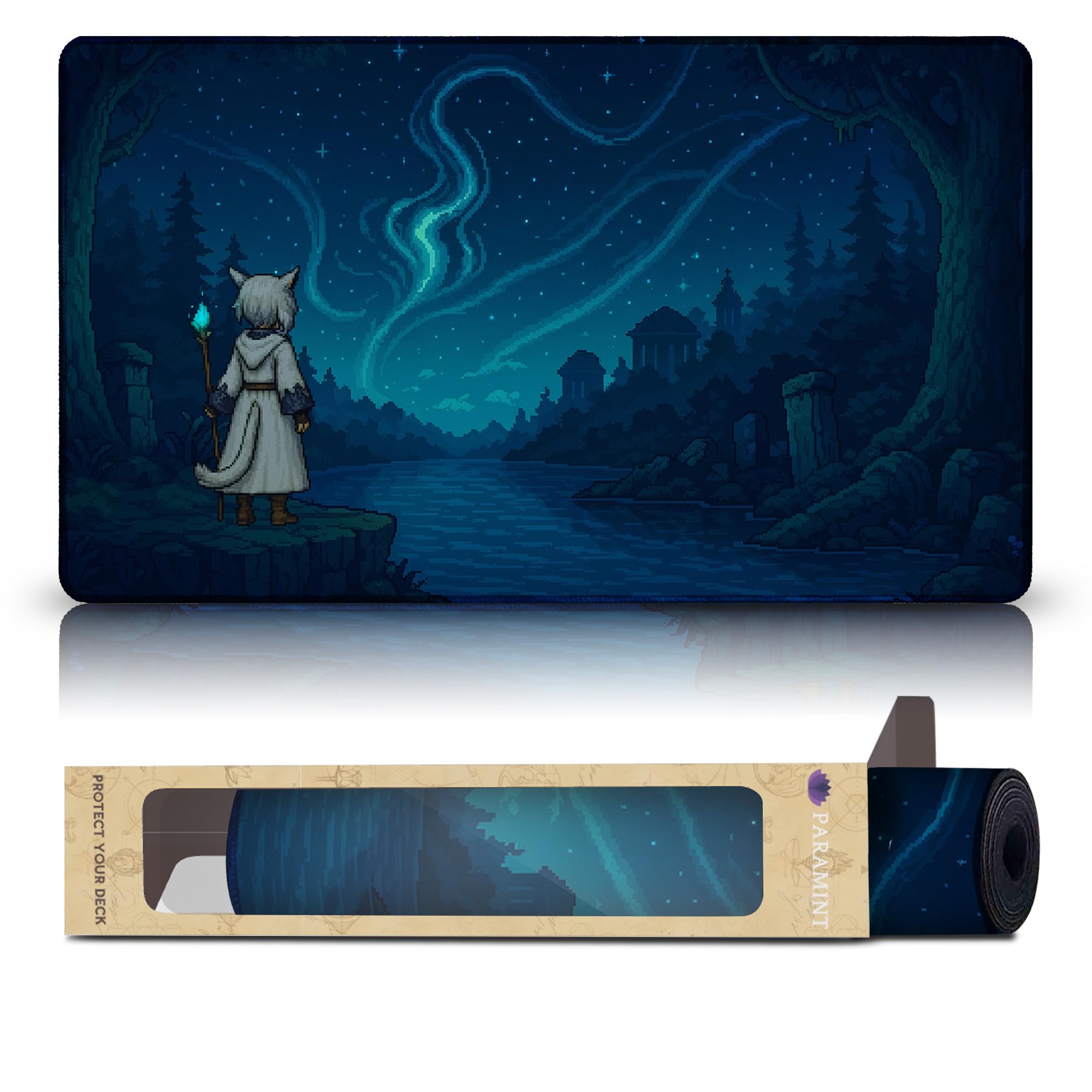 Amazon.com: Pixel Art Y'shtola (Stitched) - MTG Playmat