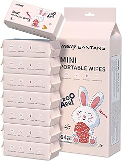 Travel Wipes 8 Packs (64 Wipes)