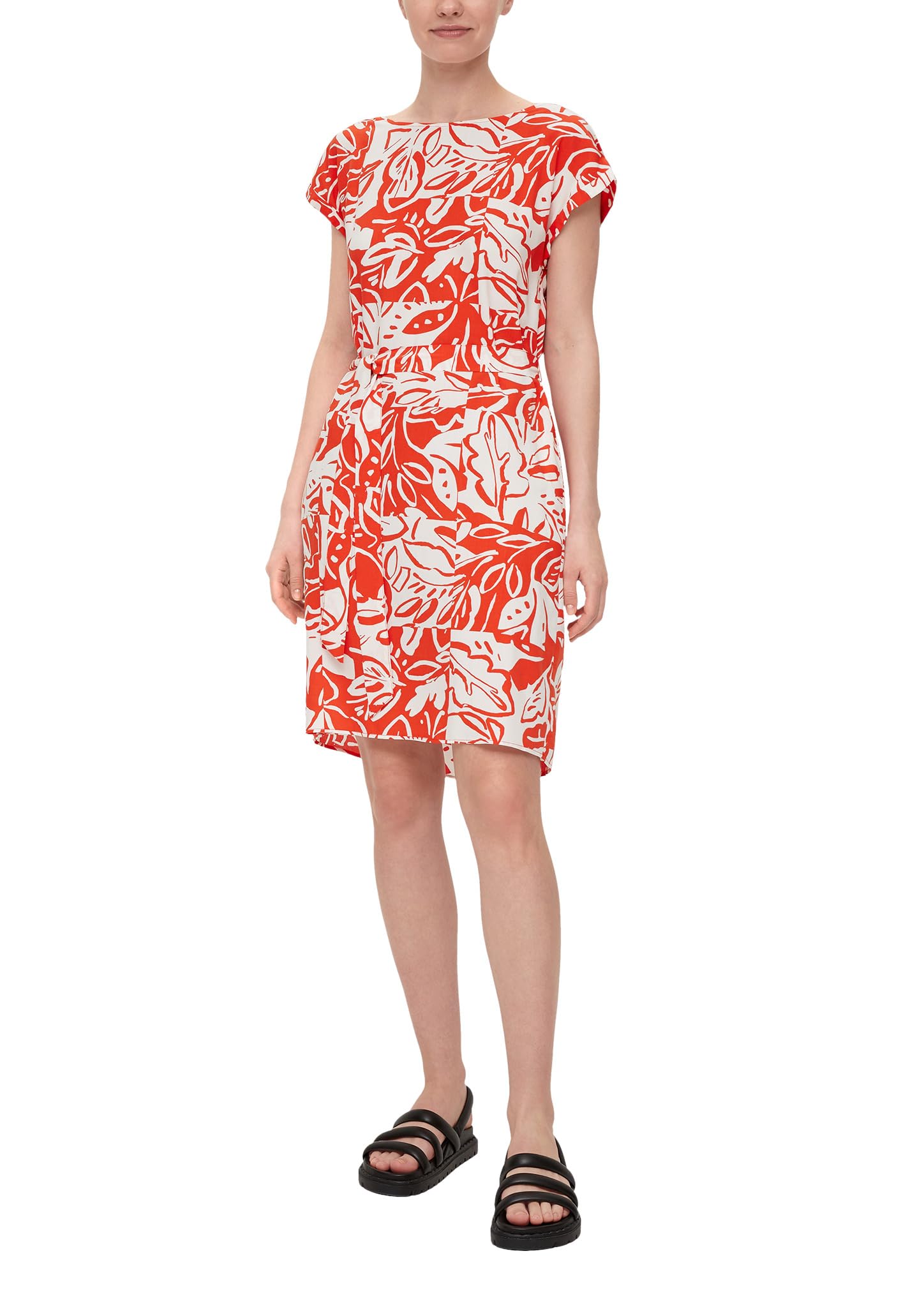 s.Oliver Women's Short Dress, 25a0 Orange, 10