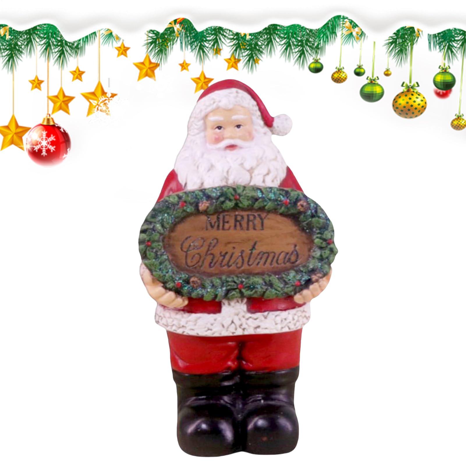 Statue de décoration de table de Noël à offrir pour les fêtes en famille