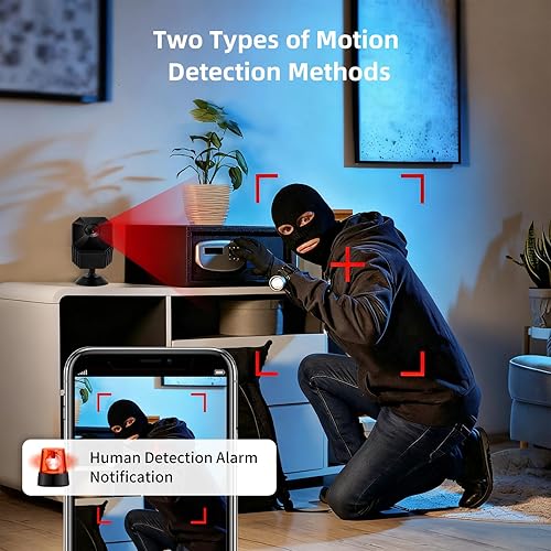 Miniatura 6 de Mini cámara espía WiFi mejorada 2025, cámara oculta, pequeña cámara inalámbrica para niñera real 1080P con visión nocturna para seguridad interior,