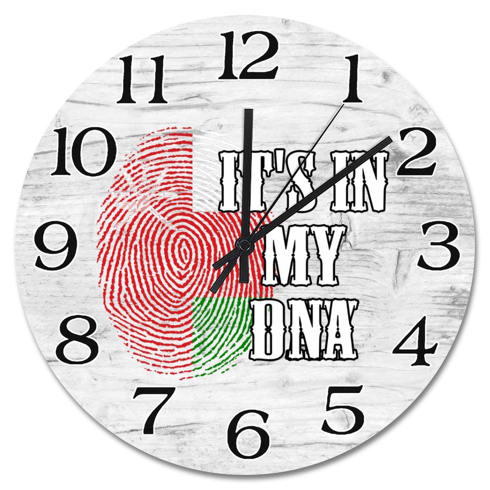 Horloge murale drapeau Oman idée cadeau salon et chambre 30cm