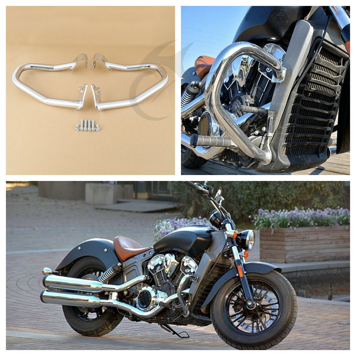 Buy XFMT Engine Guard Highway Crash Bar for Indian Scout 20152022