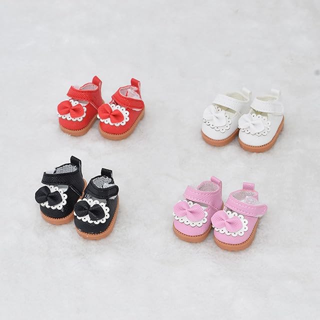 Foto 7 de 8 de Elnwnnkc 3 Pares De Zapatos para Muñecas 15-17cm 5CM Zapatos PU Muñecas Colores Calzado Calzado para Niños…