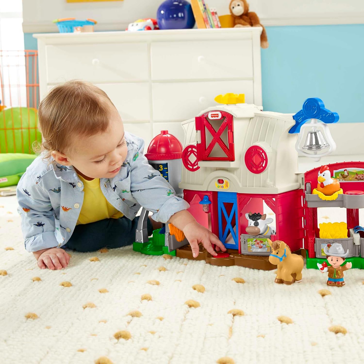 Fisher-Price - Little People Gelukkige dieren Boerderij - Meertalige editie
