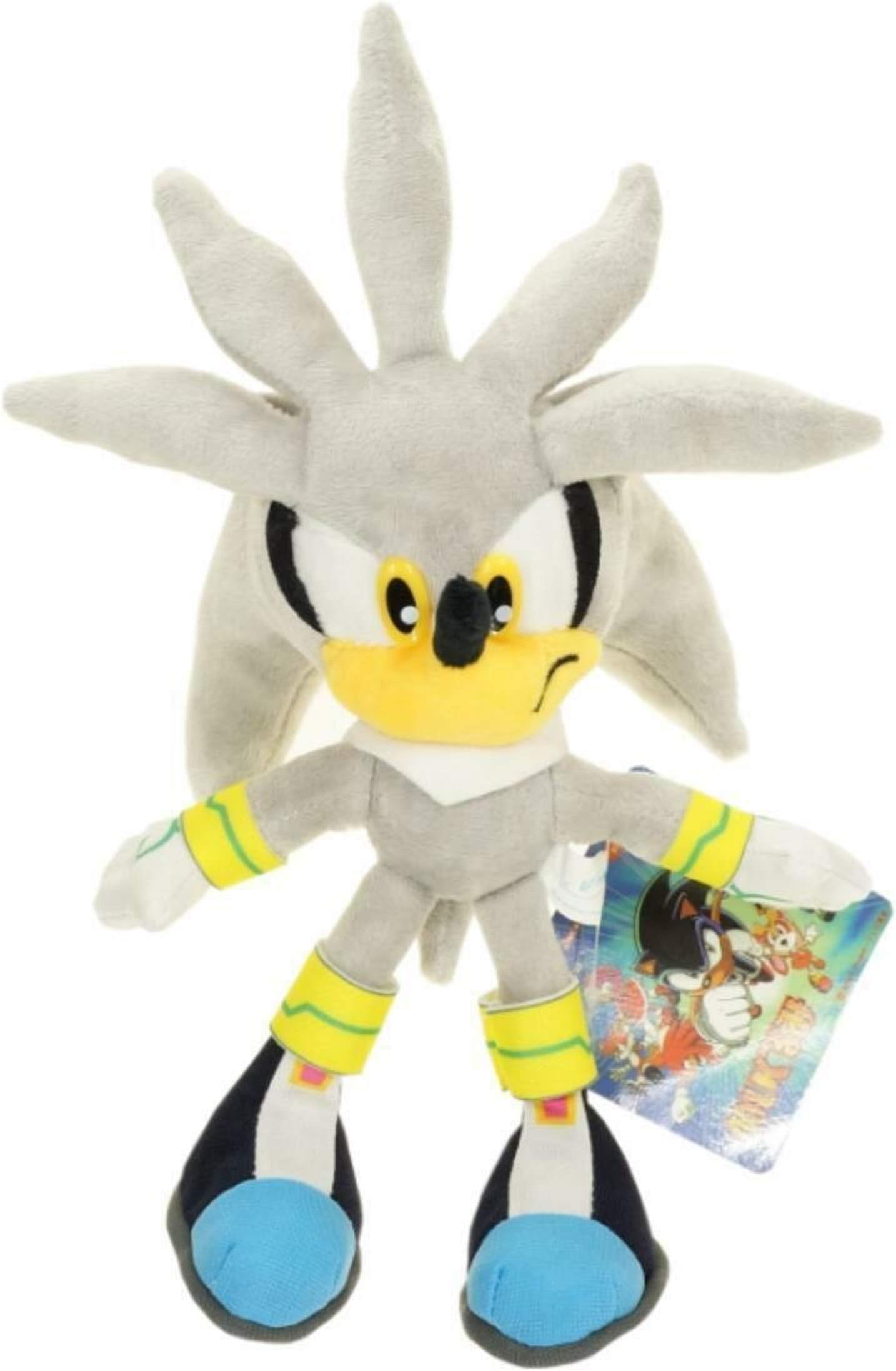 Sonic The Hedgehog Collector 8" Plush Doll Toy : Sonic Shadow Chao (Silver Sonic)
