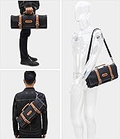 Vista 5 de WELKINLAND 14-Pockets Knife Roll, Waxed Canvas Leather Knife Roll, Knifes bag holders, Chef Knife Roll Bag, Chef knife roll, Knife Roll Bag for