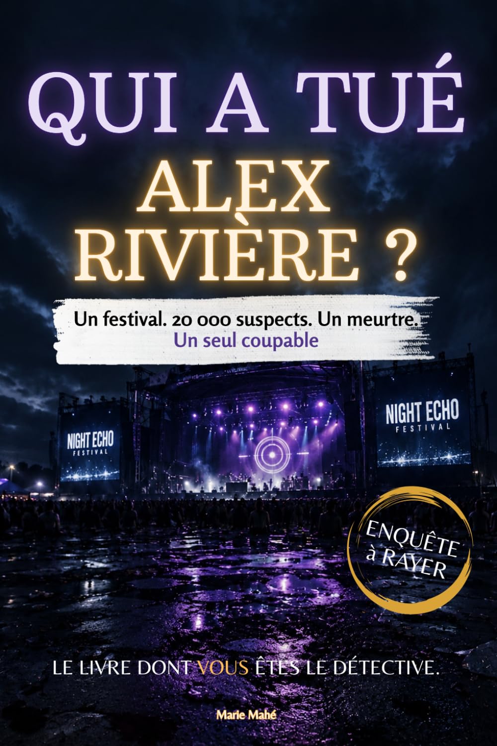 Qui a tué Alex Rivière ?: Livre-jeu escape game adulte, enquête criminelle Murder Party.20 000 suspects,12 indices,1 seul meurtrier : saurez-vous identifier le coupable ?
