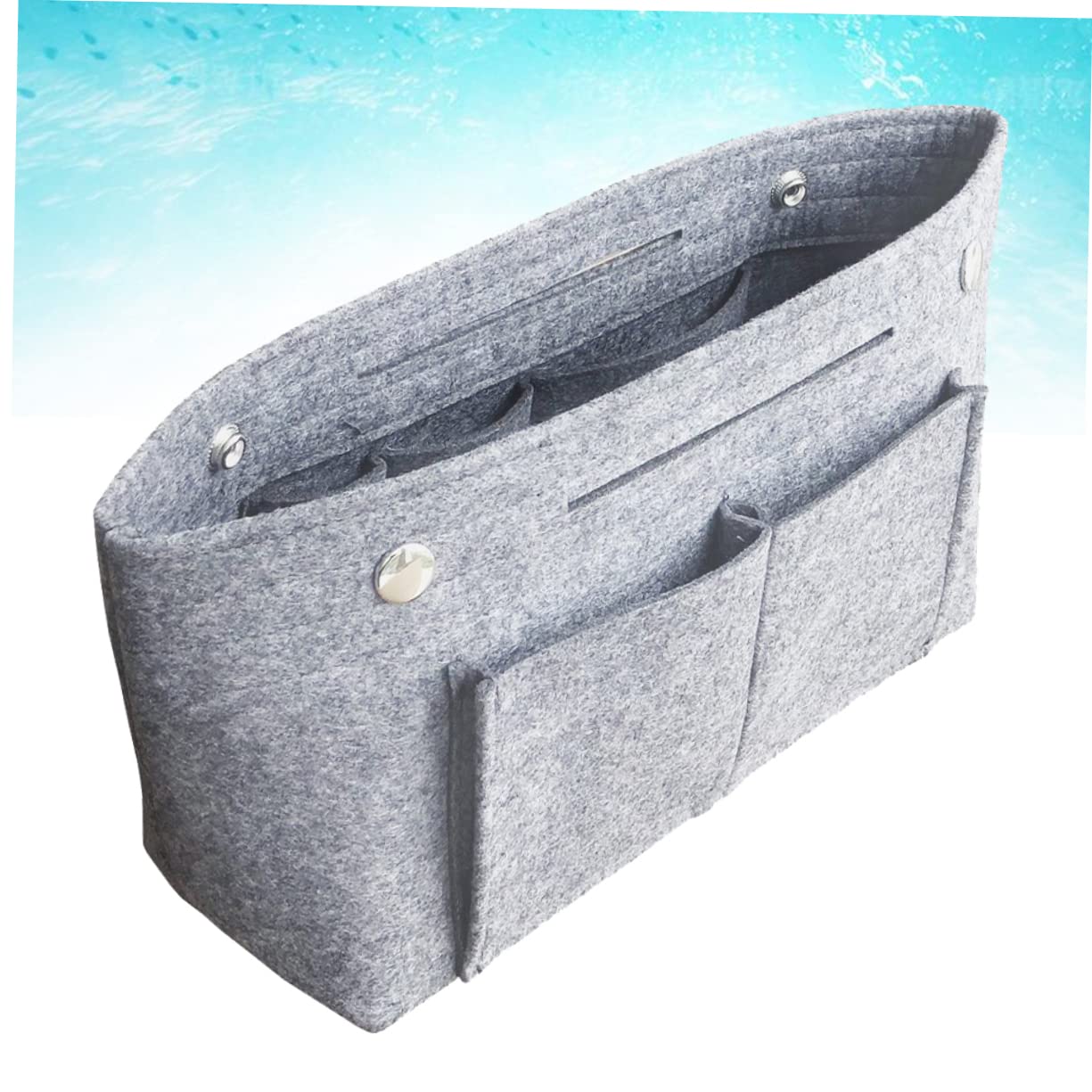 Trousse de Toilette Compacte et Légère Portable en Tissu Grosse Capacité pour Camping et Activités en Plein Air