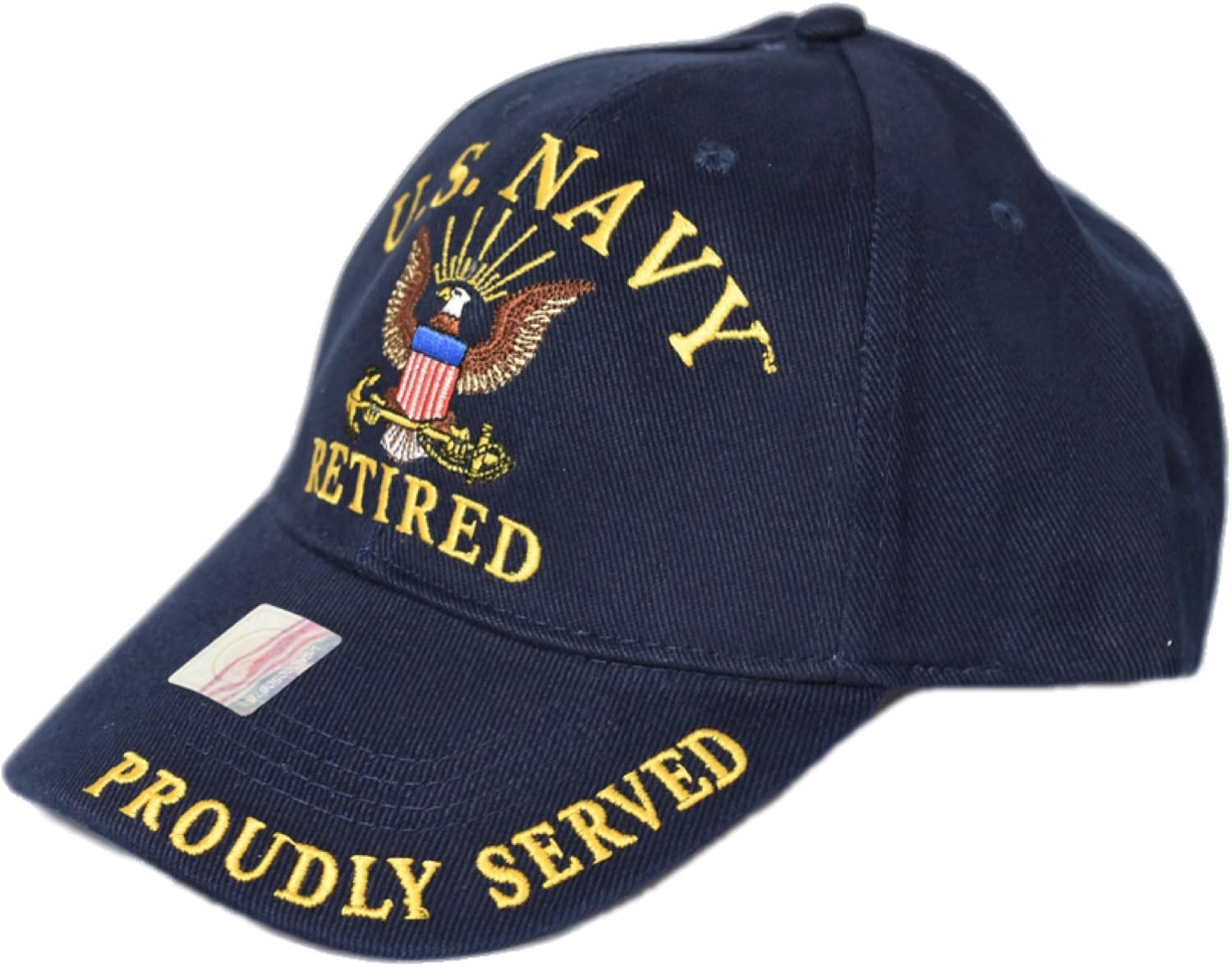 MWS U.S. Navy Retired Veteran Navy Blue Hat Cap - Image 5
