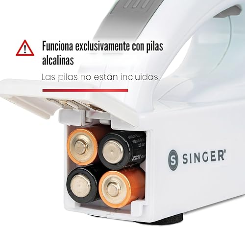 Vista 9 de SINGER Stitch Quick + Paquetes de máquina de coser portátil inalámbrica (Stitch Quick + de dos hilos)