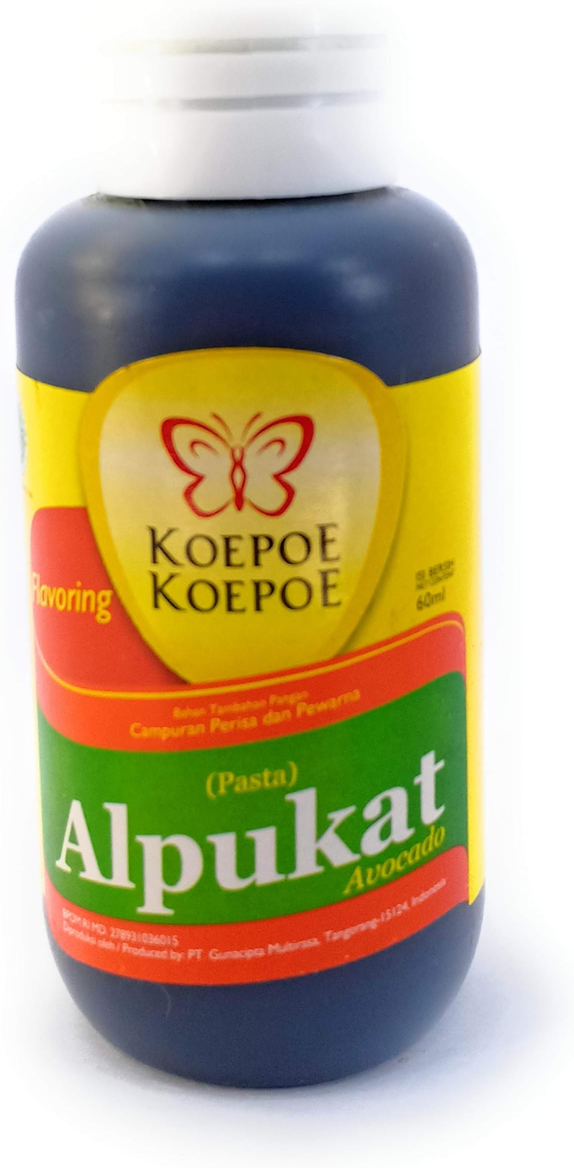 Koepoe-koepoe Alpukat (Avocado) Paste Flavour Enhancer, 60ml (Pack of 12)