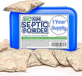 Sponsored Ad - Homey Aim Septic Tank Treatment. 1 Year Supply. Safe Green Cultures and Enzymes Powder in Packets Avoid Bad...