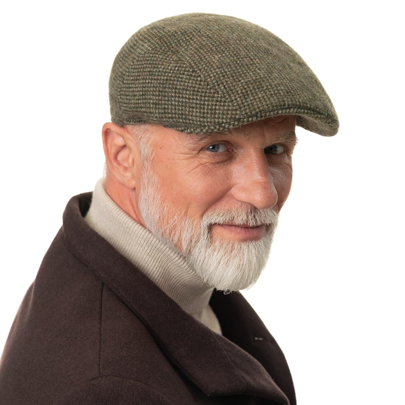 Stetson Brockton Wool Ivy płaska czapka z daszkiem dla mężczyzn – Made in The EU z daszkiem, na jesień, zimę, jesień i zimę