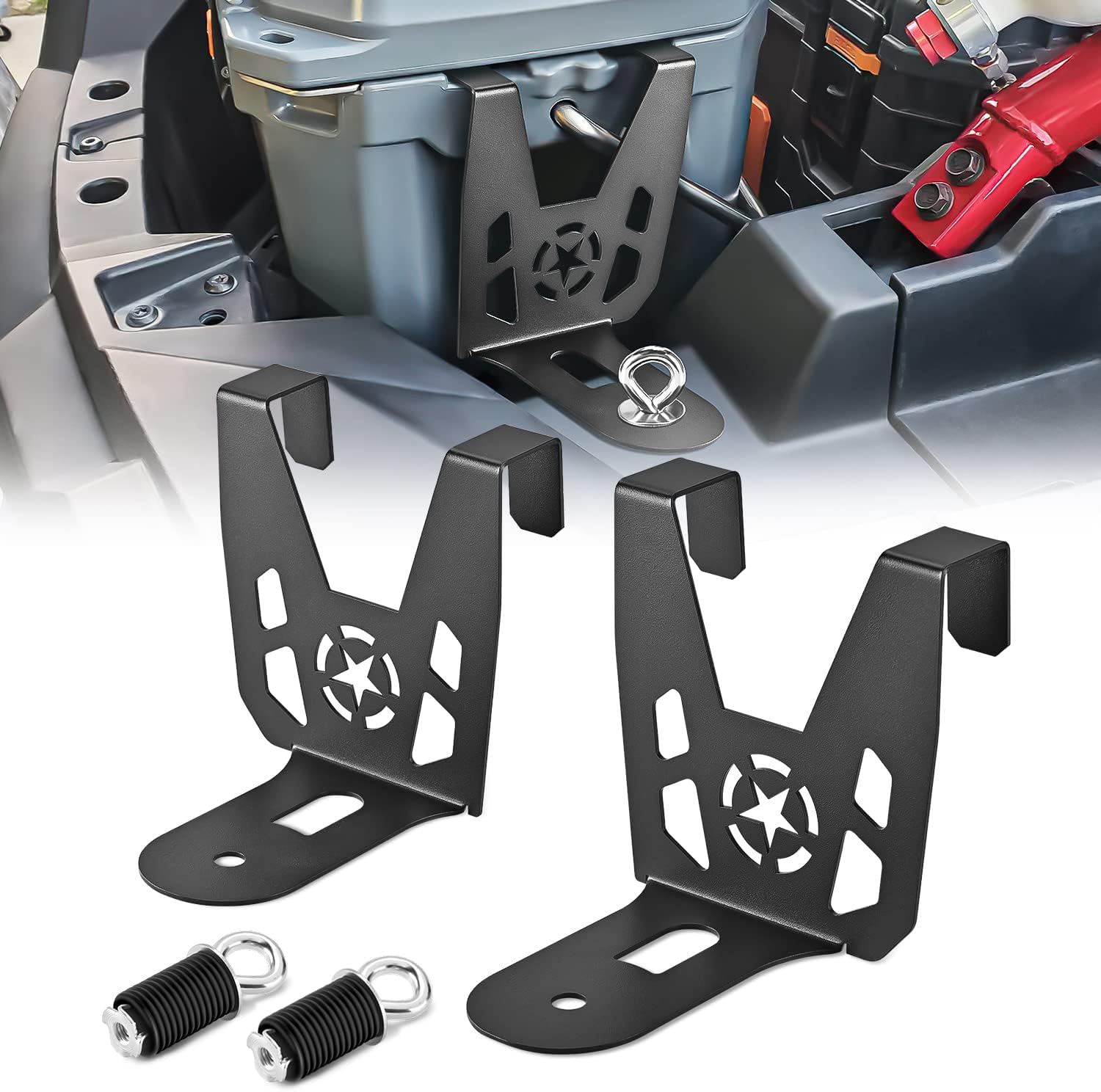 Frokom Cooler Mounting Brackets, RZR Cooler Brackets with