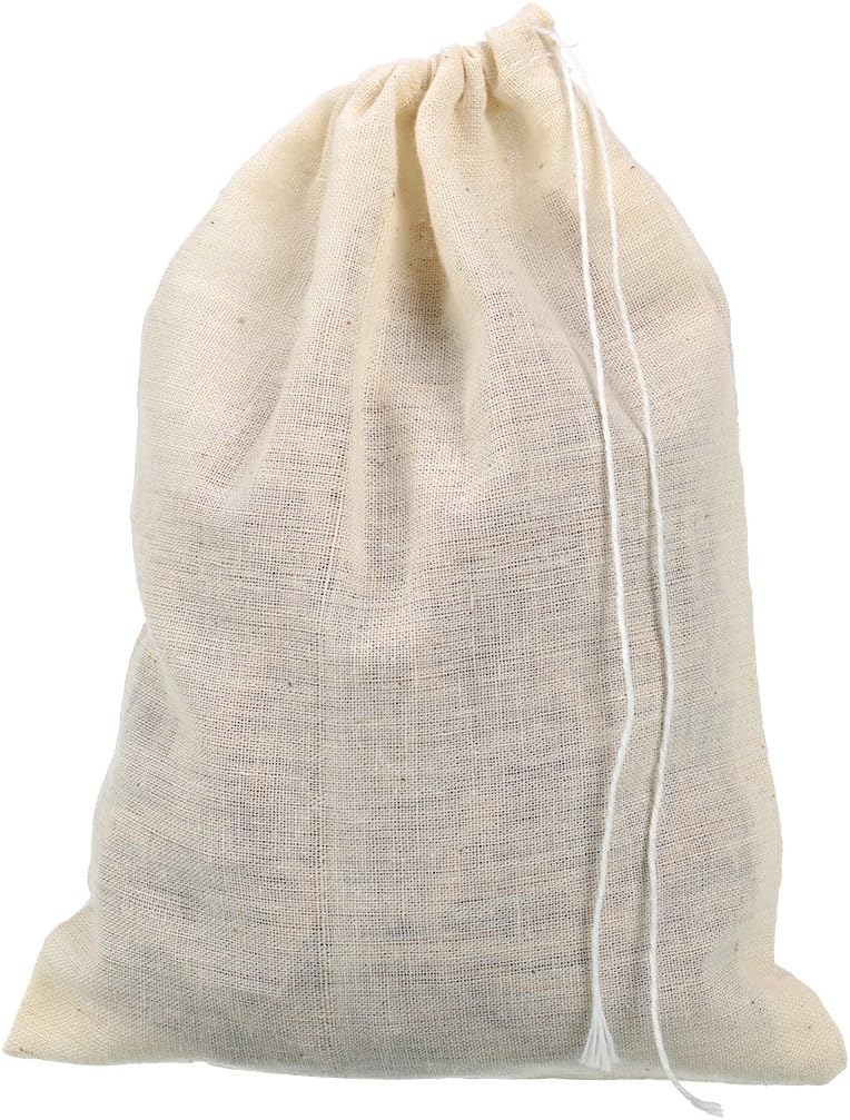 Pangda 30 Pack Muslin Drawstring Cotton Bags Reusable Bag Sachet Pouch for Gift Party Home Supplies(5 x 7 Inch)