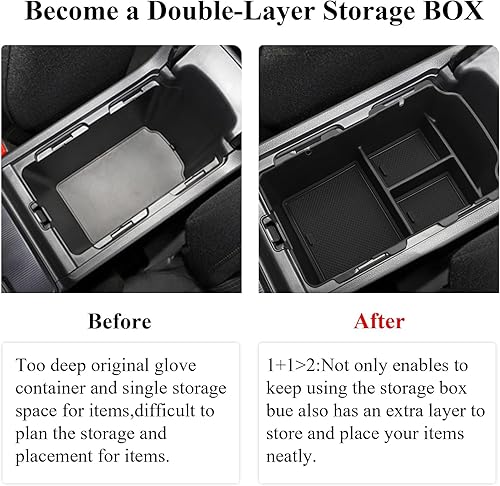 Miniatura 4 de TTCR-II Compatible with Honda Civic Center Console Organizer 2022 2023 2024 2025 2026, Center Console Organizer Tray for Civic EX LX Sport Touring